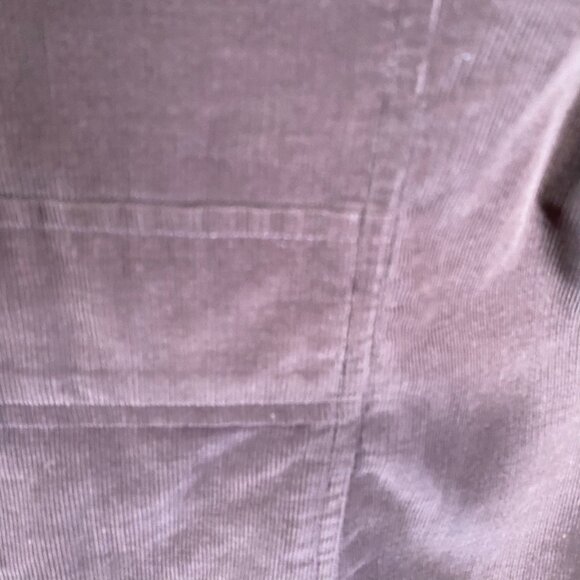 Claiborne Mens Blazer Jacket Size 44R Brown Corduroy Double Button Retro Classic - Picture 15 of 16